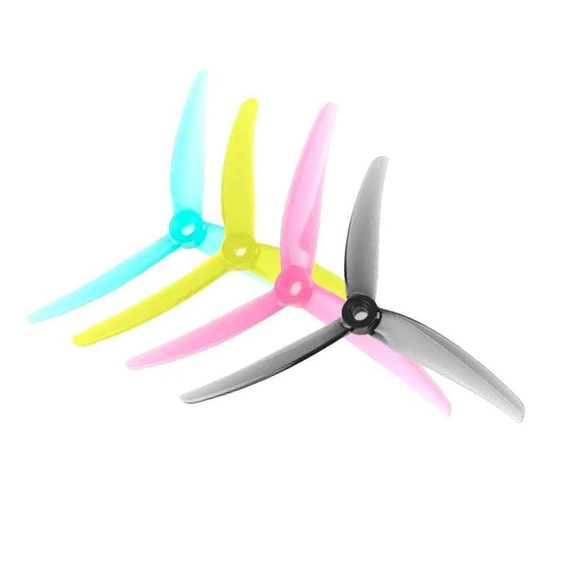 Tri-blade FPV drone prop set, colorful three-blade propellers (4-pack)