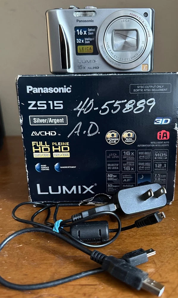 Panasonic LUMIX DMC-ZS15 Full HD 12.1MP 16x Optical Zoom Digital Camera w/Leica