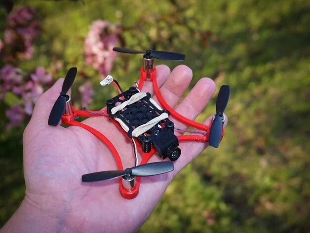 3D Printed Micro 105 FPV Quadcopter Frame - 8.5mm Motors - by punkkills (3 PCS)