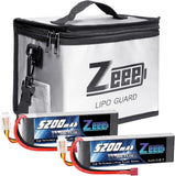 3S Lipo Battery 5200mAh 11.1V 50C Soft Pack Battery T Connector 2 Pack