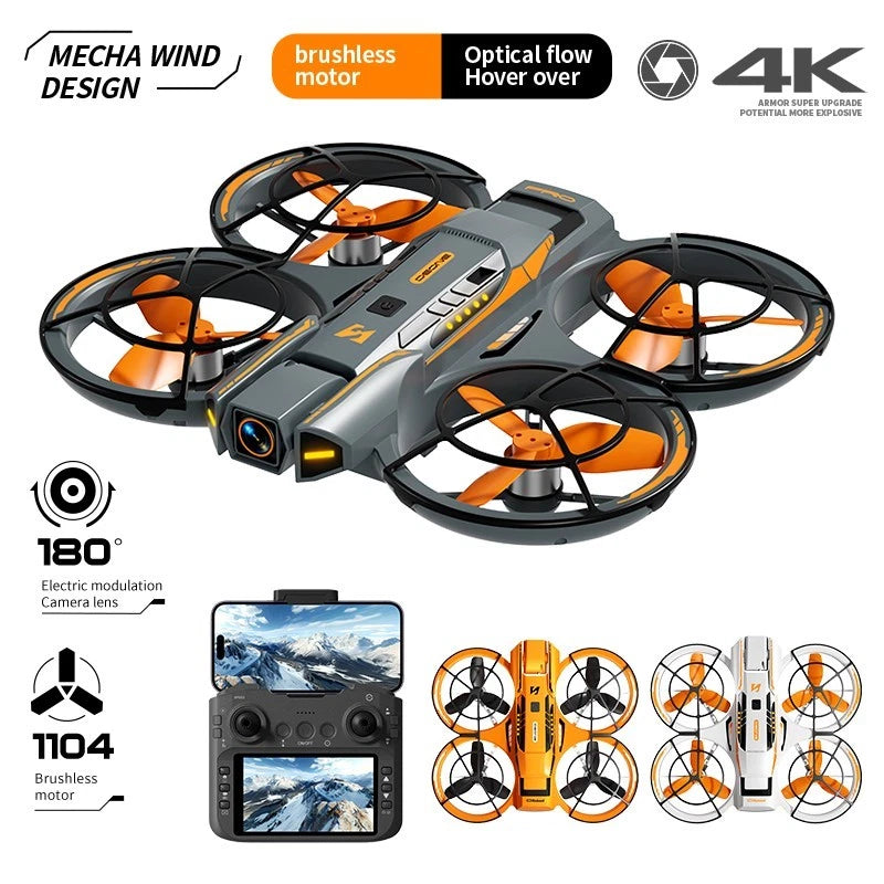 A21 PRO Brushless Drone 4K HD Camera 5.6" Screen Remote Full Protection RC Quadc