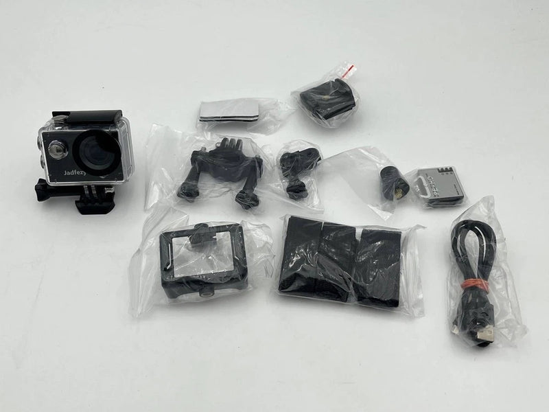 WiFi Action Camera 1080P 12MP Waterproof 30m w/ 2 Batteries & Accessories