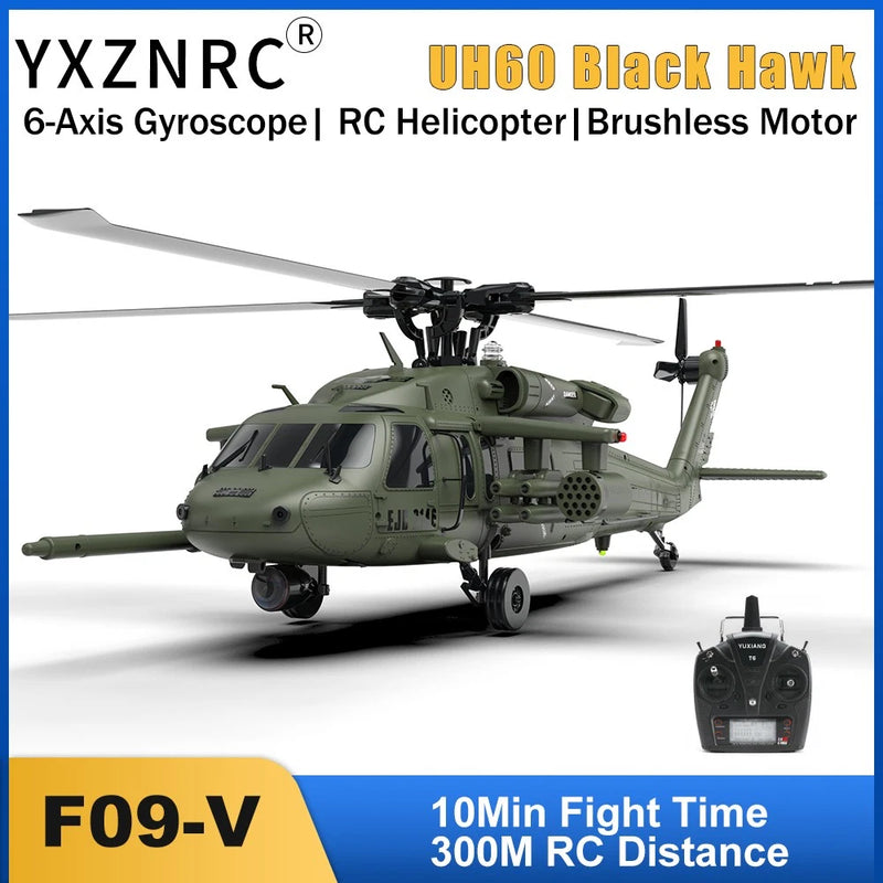 UH60 Black Hawk 1:47 RC Helicopter RTF 2.4G 6CH RC 3D 6-axis Gyro 1 Battery