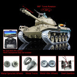 7.0 Henglong 1/16 Upgraded Walker Bulldog RTR BB RC Tank 3839 Barrel Recoil FPV