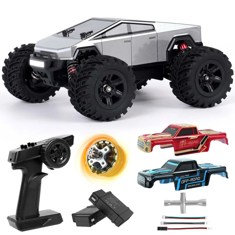 CoolFree JT20WV2 1/20 Scale 4WD Brushless RC Car for Adults,45KPH High Speed ...