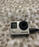GoPro HERO4 4K Wi-Fi Action Camera Silver/Black with USB Charging Cable