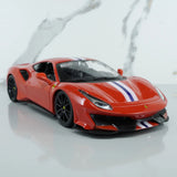 Ferrari 488 Pista by Burago 1:24 Scale Diecast Model Car Red Gift Toy New