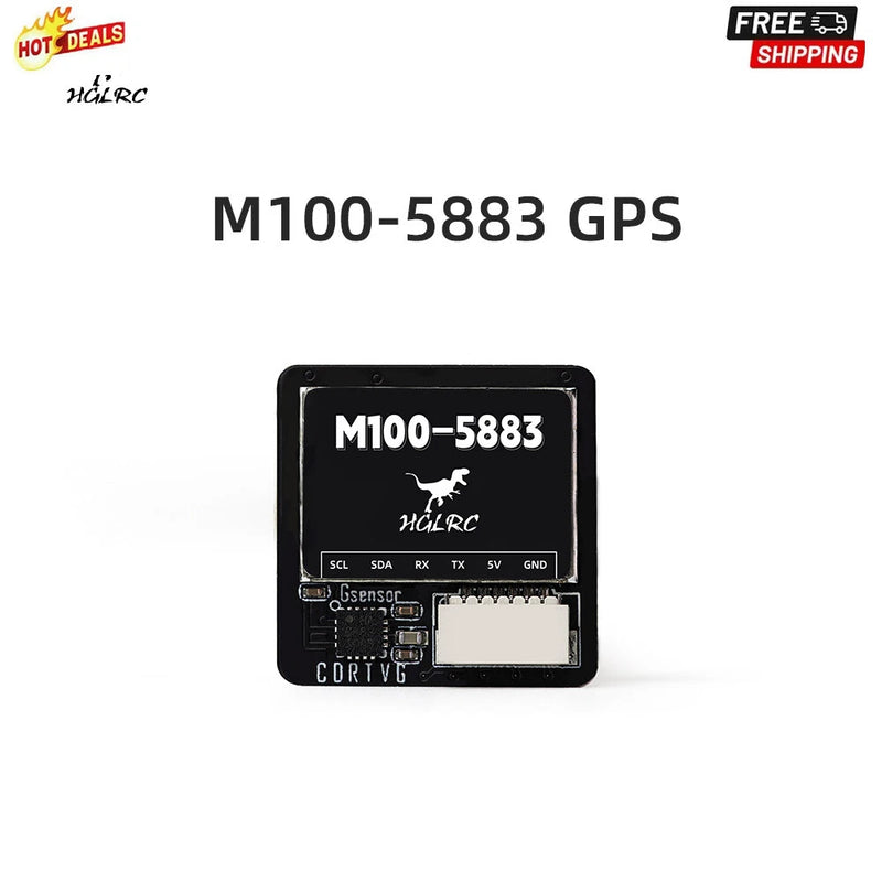 M100-5883 GPS receiver module with onboard electronics and mounting pads