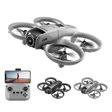 PJC D16 WiFi FPV Drone 480P Dual Camera 180?? RC Quadcopter Obstacle Avoid