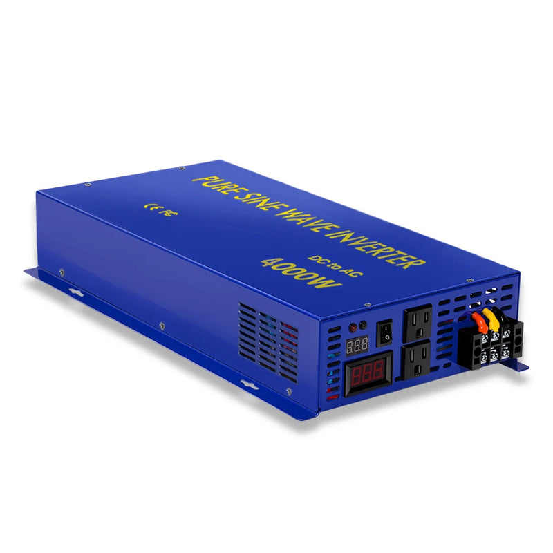 4000W Power Pure Sine Wave Inverters 36V DC to AC 110V 120V Car Truck Motor Van