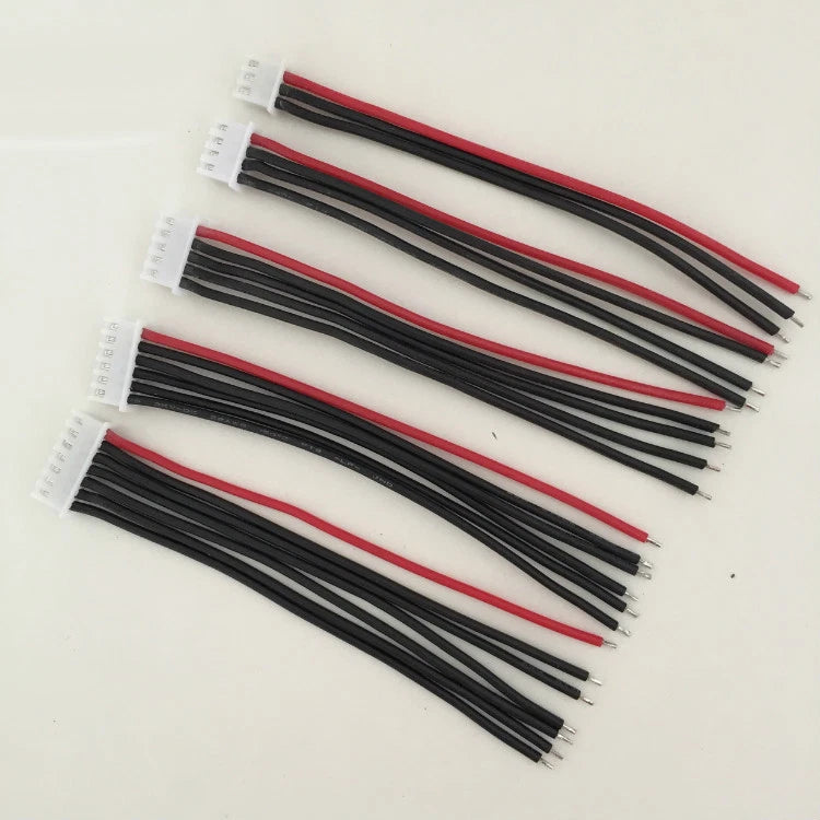 3Pcs Li-Po Battery Balance Charger Cable fr RC FPV QAV250 2S 3S 4S 5S 6S Battery