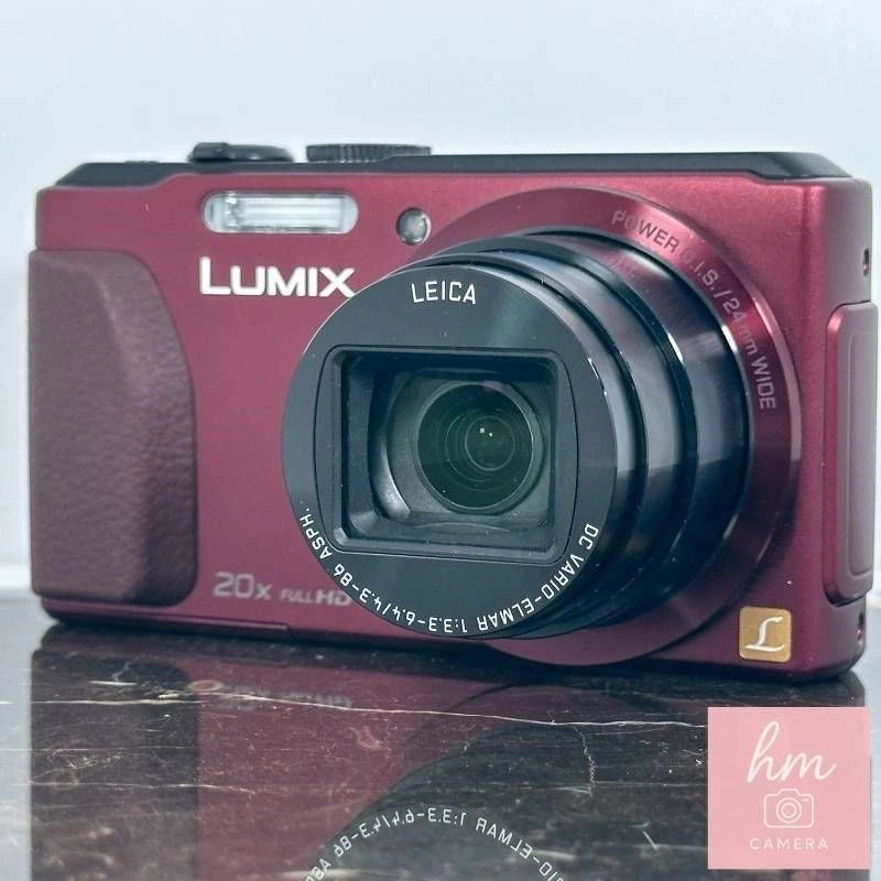 Panasonic LUMIX DMC-TZ40 Red Compact Digital Camera 18.1MP 20x Zoom From Japan