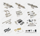 Aluminum metal Upgrade DIY parts For WPL C14 C24 Off-road 1:16 Rc Car Titanium