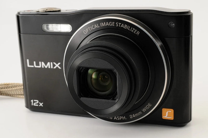 SALE¡¾N MINT¡¿Panasonic Lumix DMC-SZ8 BLACK 16MP Digital Camera From JAPAN