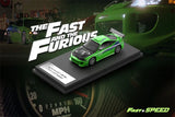 Fast Speed FS 1:64 Eclipse D30 Robocar FNF Green Diecast Model Car
