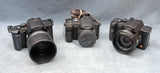 3x PANASONIC LUMIX P/S DIGITAL CAMERAS, PARTS/REPAIR, AS-IS - FZ10, FZ8 & FZ20