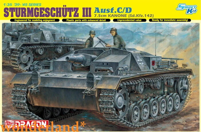 Dragon 6851 1/35 Sd.Kfz.142 Sturmgeschutz III Ausf.C/D Model
