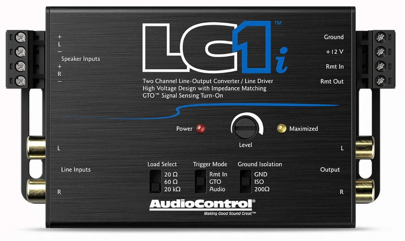 LC1i 2ch line driver/LOC, adds amp to factory radio, no distortion