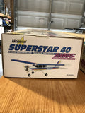 TWO-Hobbico SuperStar 40 Trainer ARF Nitro/Glow RC Airplane  New in box