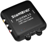 SoundBeast AV to HDMI Converter & Recorder 2.0 - RCA Composite 1080P...