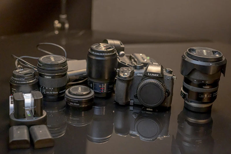 Camera Package GH5 lenses and additional items to shooting all types of video