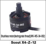 USA STOCK Walkera Scout X4 FPV Scout X4-Z-12 Brushless Motor Dextrogyrate thread