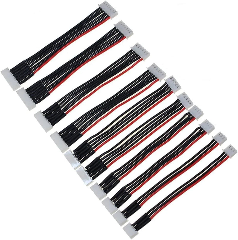 SoloGood 10PCS JST-XH 2S/ 3S/ 4S/ 5S/ 6S Battery Balance Plug Extension Lead Battery