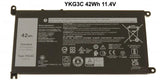 New Battery YKG3C 42Wh 11.4V for Dell Chromebook 3110 2-in-1 Model RF9H3 0RF9H3 Battery