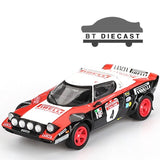 MINI GT LANCIA STRATOS HF #4 1978 RALLY SANREMO WINNER 1/64 WHITE RED MGT01084