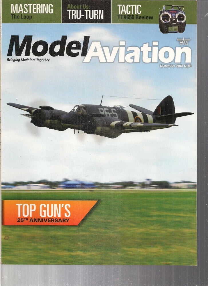 Model Aviation Sept 2013 Plane Hobby Airplane Aeronautics Top Gun 25th Ann.