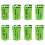 8pcs Welding Foot Model CR14250 Li-ion Battery 3V 850mAh Home Backup Battery NEW Battery