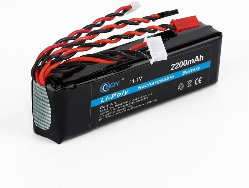 11.1V 2200mAh 8C 3S Li-Po RC Battery for JR FUTABA Flysky FS-TH9X Transmitter Battery