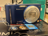 Brand New Never Used Panasonic Lumix DMC-ZR3 14.1MP Digital Camera Blue