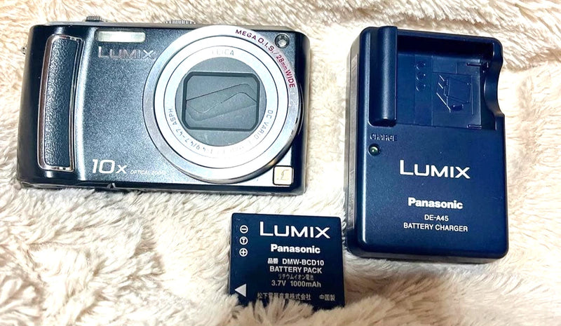 Panasonic LUMIX DMC-TZ5 Digital Camera 9.1MP Black Tested Working From Japan