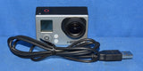 GoPro Hero 3 Action Camera - Silver with cable / no casing included. Camera only