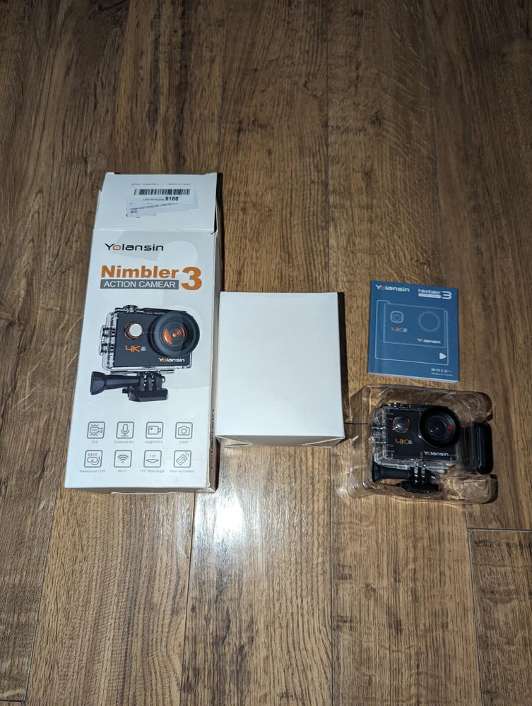 Yolansin4K 30fps Action Camera - 131ft/40m Waterproof Underwater Camera