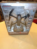 HD video drone in retail box with quadcopter arms and camera