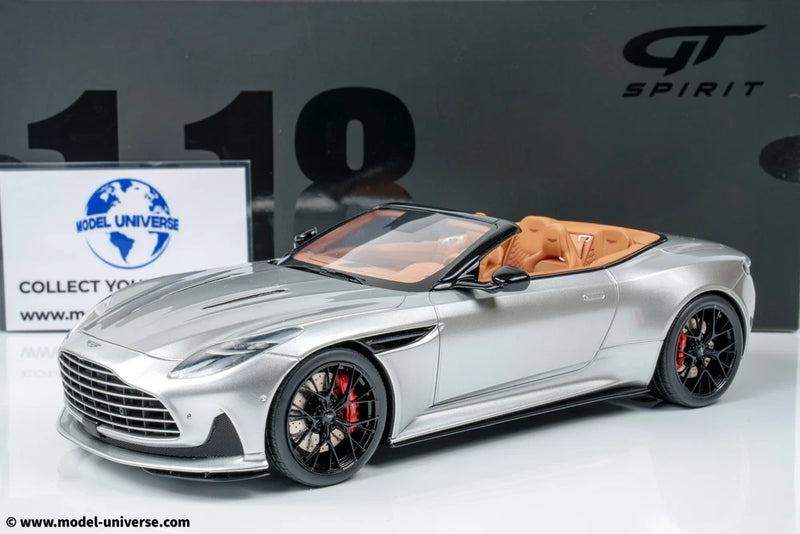 GT Spirit - 1:18 Aston Martin DB12 Volante Silver 2023 (GT945) Limited Editio...