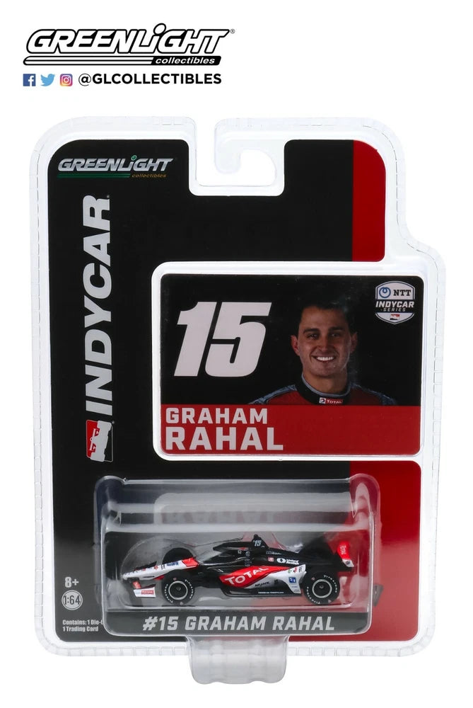 1:64 IndyCar die-cast model, #15 Graham Rahal, black with red accents