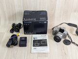 Panasonic Lumix DMC-F27  Digital Camera Silver with Battery & Memory Card & Box