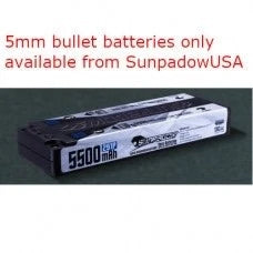 JA0021  7.4V 5500mAh 130C/65C LiPo Battery w/5MM Plug Battery