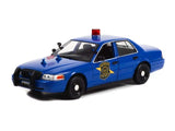 2008 Ford Crown Victoria - Michigan State Police 1:24 Model - Greenlight 85553