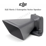 Grey horn speaker with mounting bracket and knob, for aerial audio use