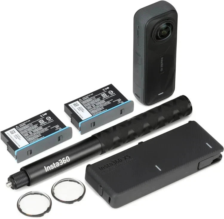 Insta360 X5 8K Pocket Action Video Camera Essentials Bundle | GOOD | REFURBISHED