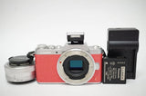 Panasonic LUMIX DMC-GF7 Pink Compact Digital Camera 16.0 MP Zoom 4x Mirrorless