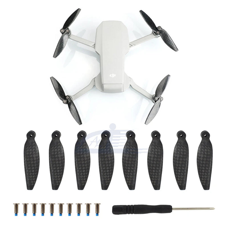 Low-Noise Propellers Carbon Fiber Blade Props Kit For DJI Mavic Mini SE Drone