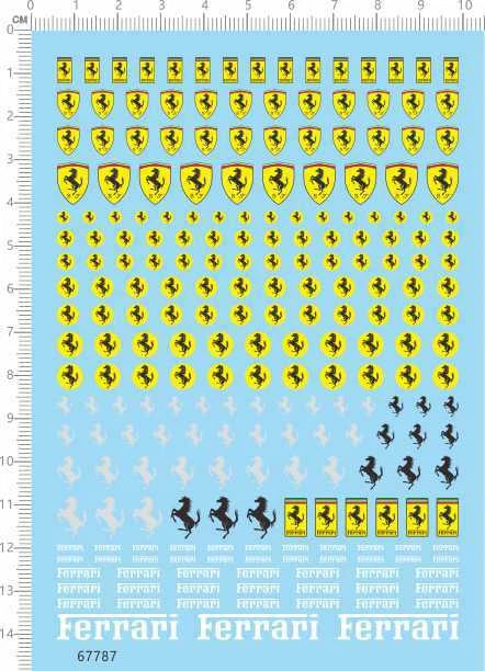 1/14 1/10 or other scales decals falali for model car (67787)