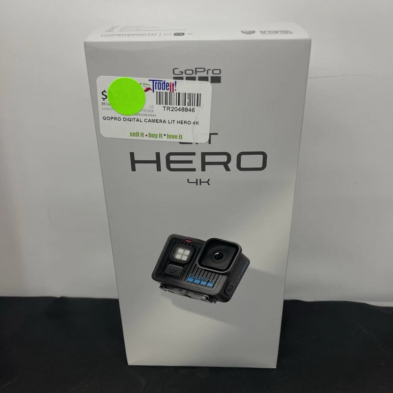 GoPro LIT HERO UHD 4K Compact Action Camera - Black | Open Box