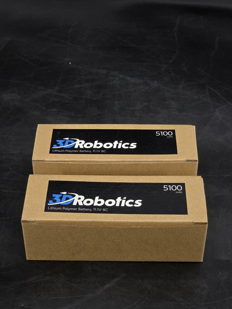 Lot Of 2 3D Robotics PRC0010 ~NEW~ 5100 mAh LiPo Battery for IRIS + Quadcopter