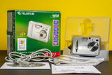 Fujifilm FinePix A Series A303 3.2MP Silver Digital Camera IN BOX